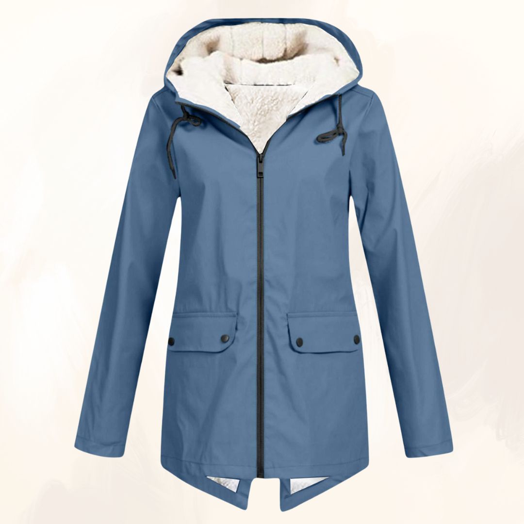 Montagnard - Veste d’Hiver Imperméable avec Doublure en Fourrure