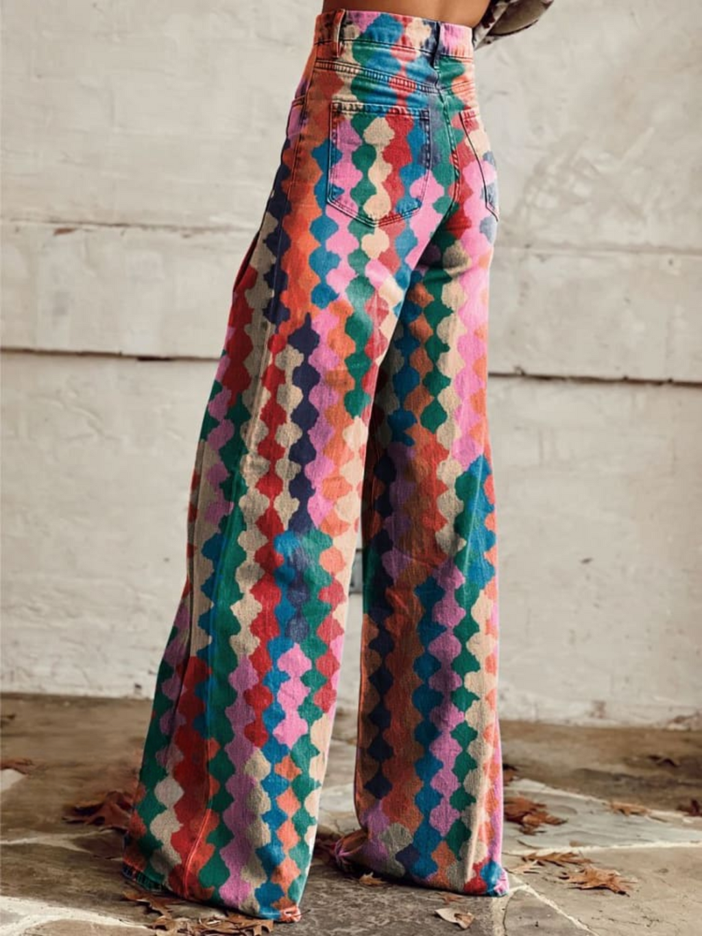 AMÉLIE | Pantalon Bohémien Ample Élégant et Confortable