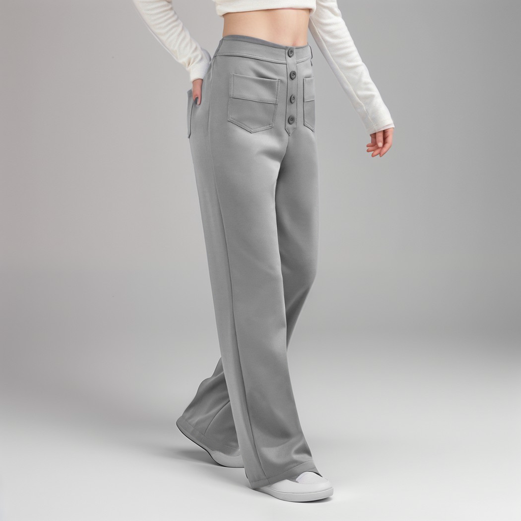 Noémie - Pantalon élastique taille haute | 1+1 GRATUIT