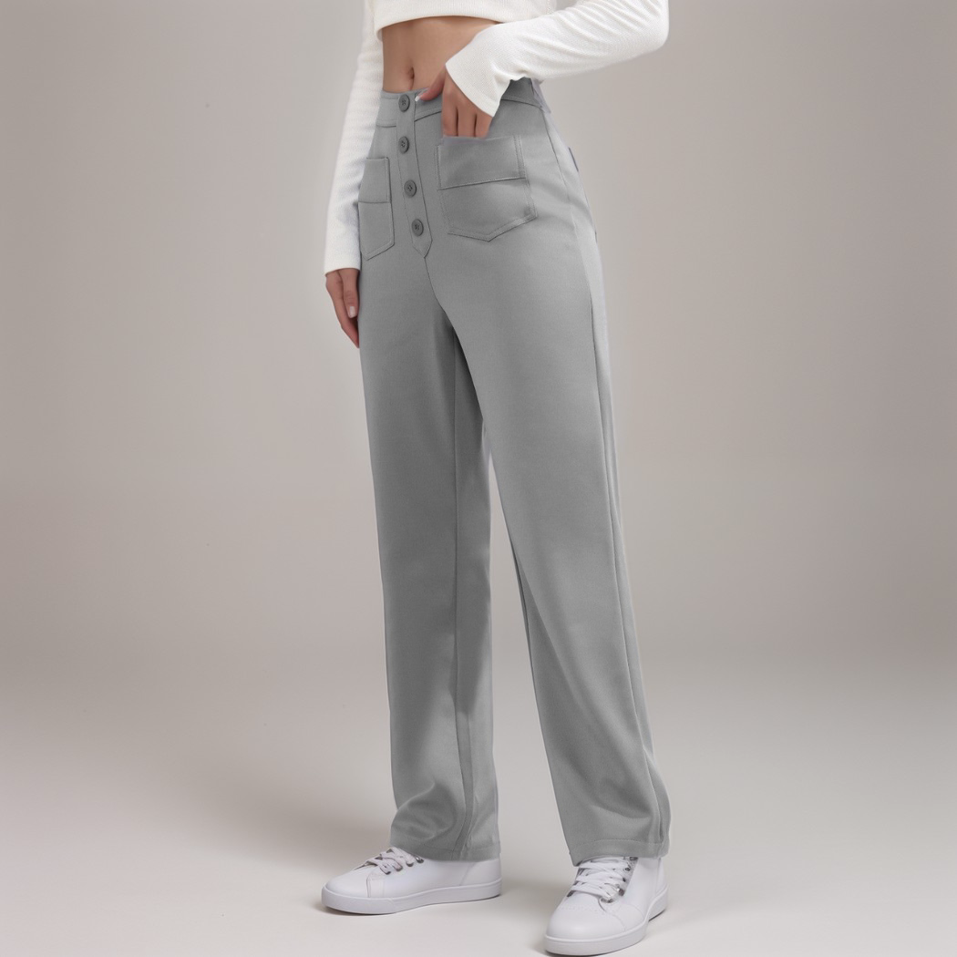Noémie - Pantalon élastique taille haute | 1+1 GRATUIT