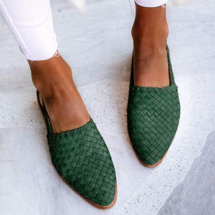 Marta™ | Slingback Intrecciato pour Chaussures Confortables