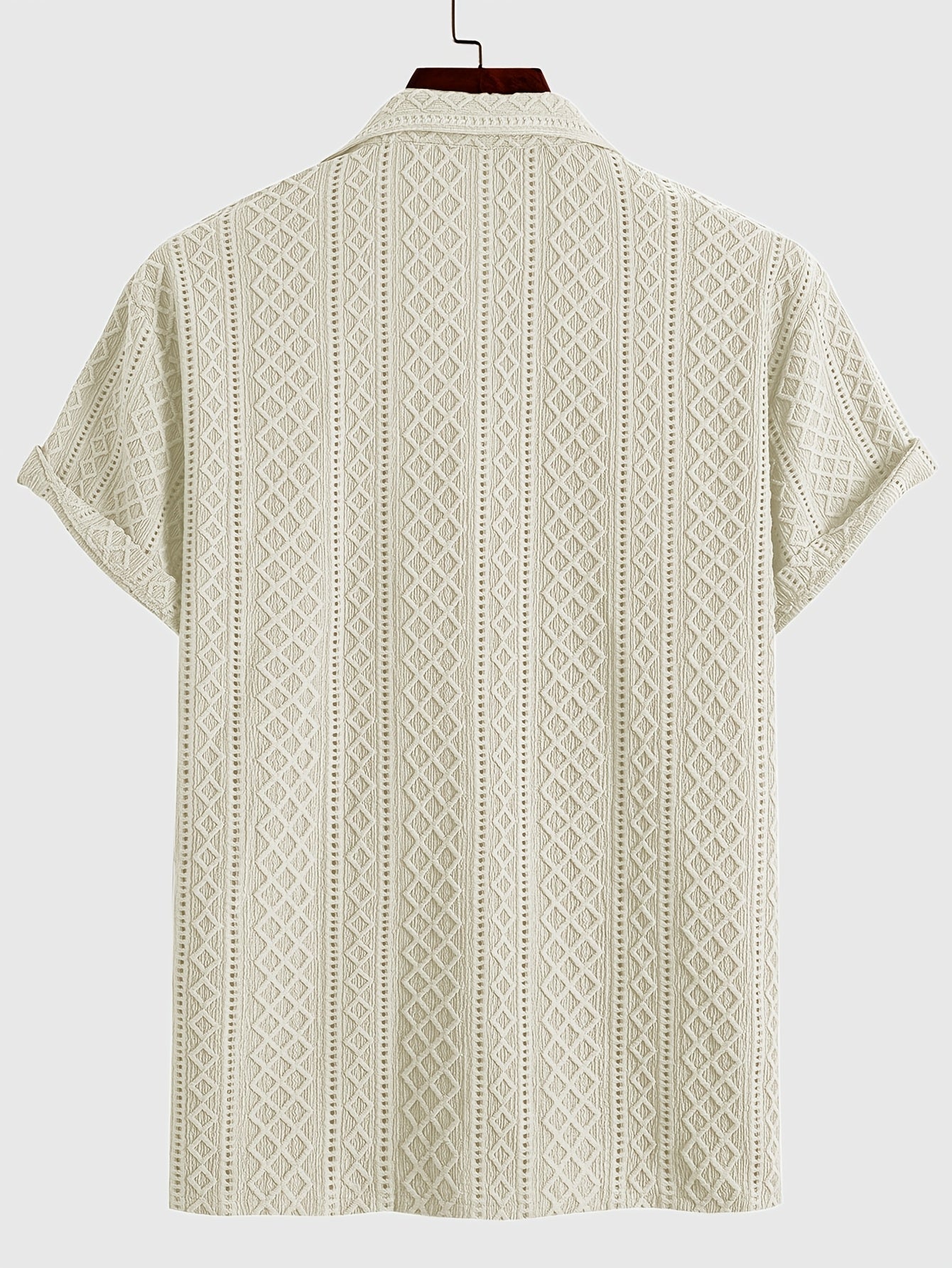 Laurent™ | Chemise Motif Relief Bohème