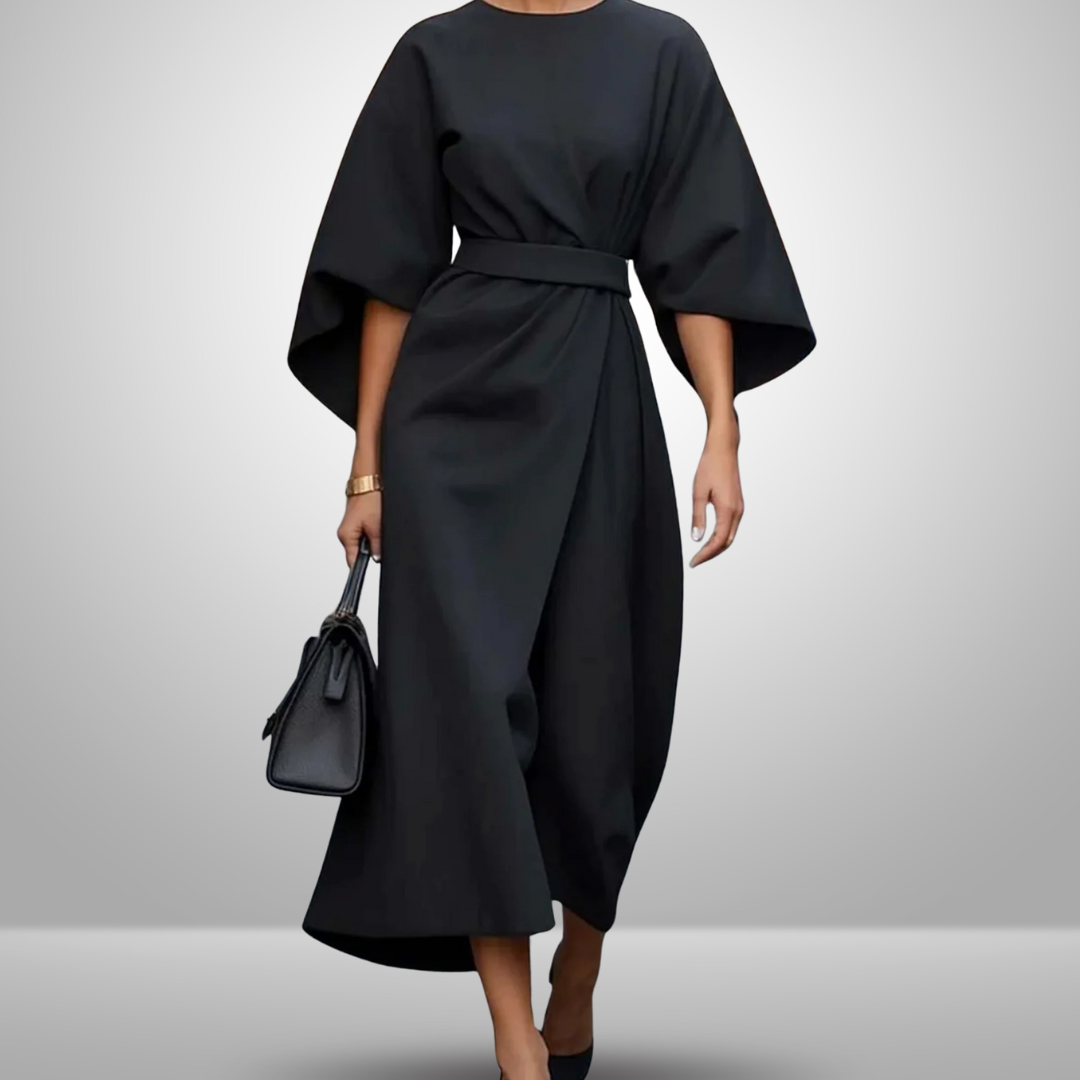 Luciana™ | Robe Élégante avec Manches Lanternes