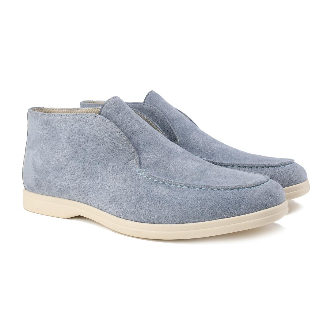 Laurent™ | Mocassins hauts en daim