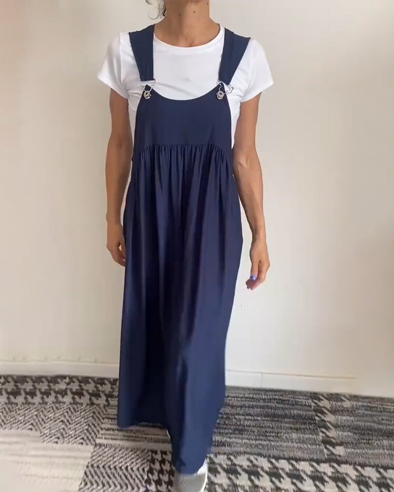 Sophie - Robe décontractée unie et fluide