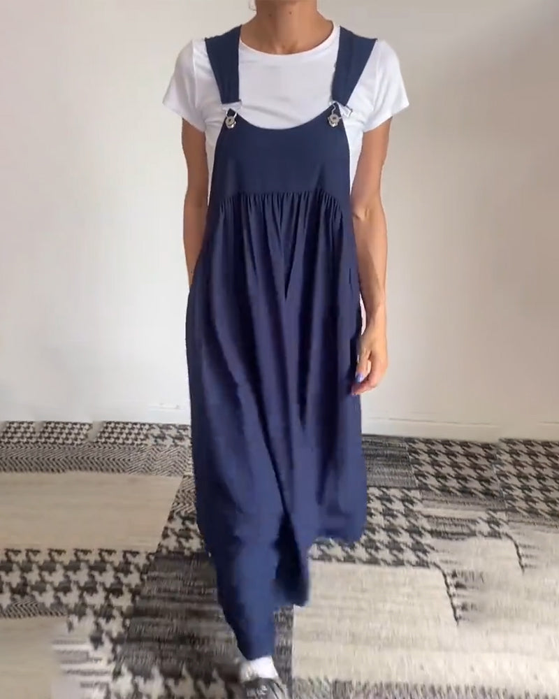 Sophie - Robe décontractée unie et fluide