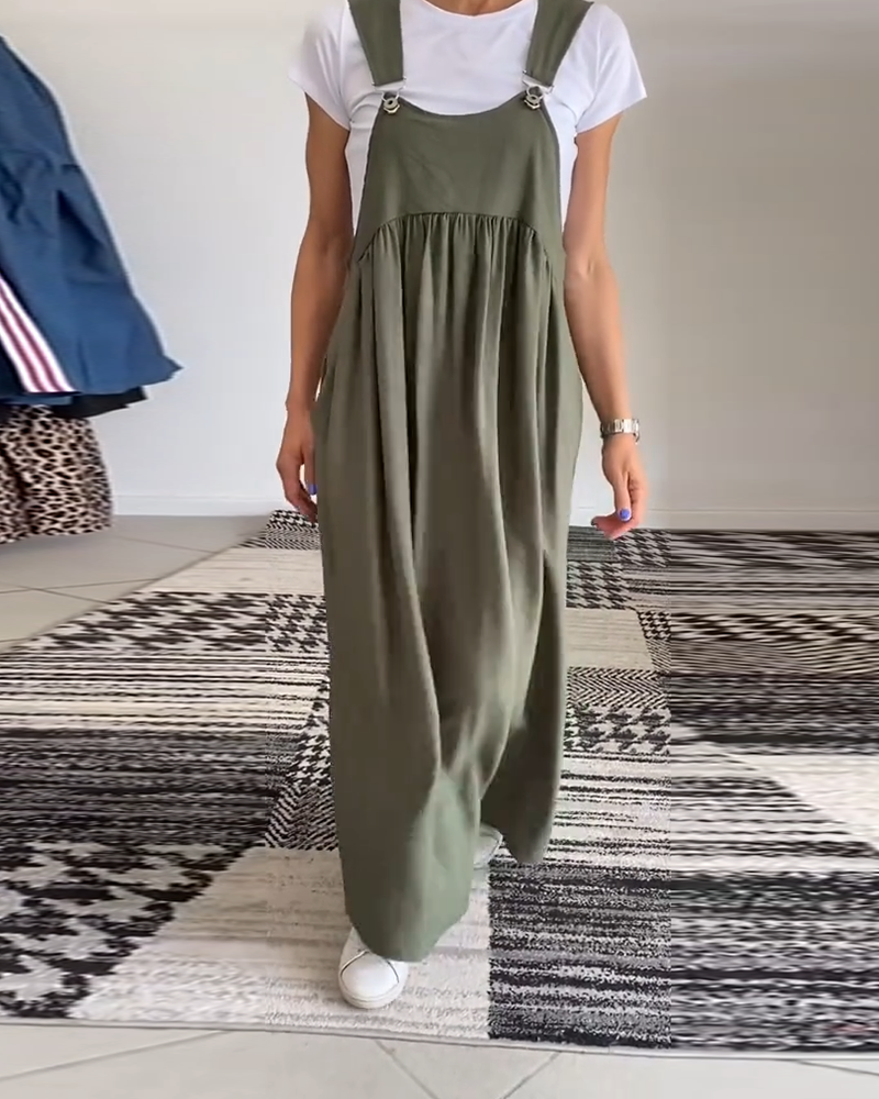 Sophie - Robe décontractée unie et fluide