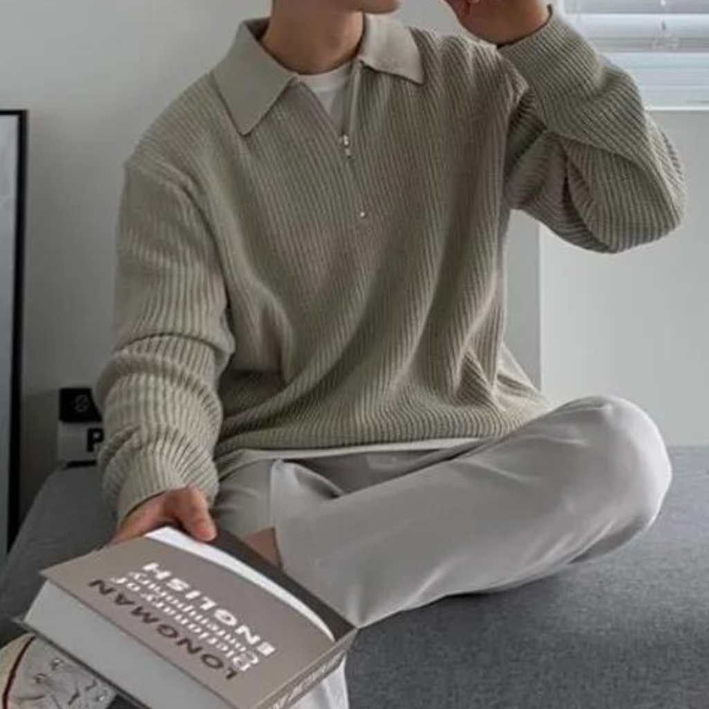 Laurent™ | Pull demi-zippé Julius