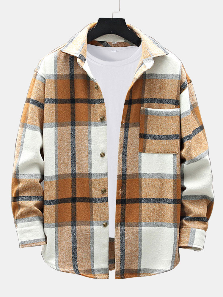 Laurent™ - Chemise overshirt en flanelle avec poche
