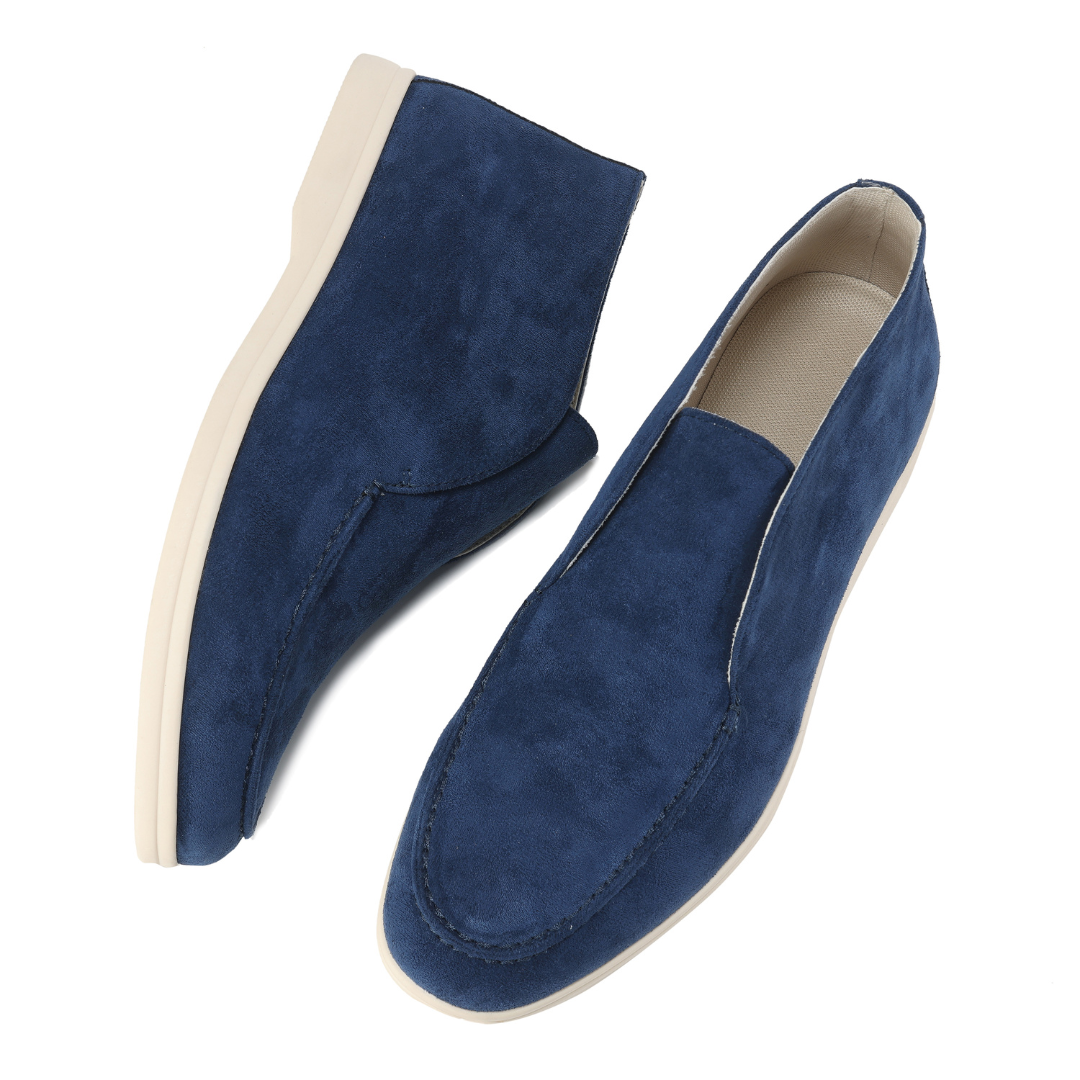 Laurent™ | Mocassins hauts en daim