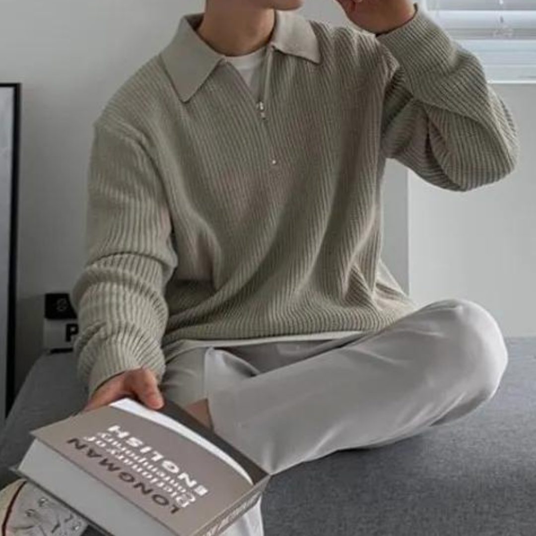 Laurent™ | Pull demi-zippé Cesare