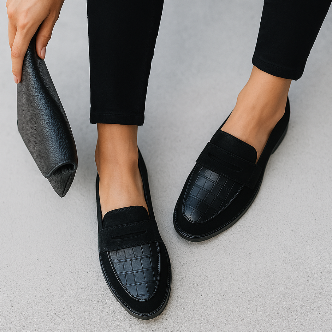 Léa™ – Mocassins Élégants en Cuir