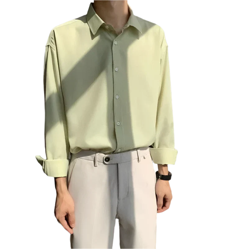 Laurent™ | Chemise Palms Springs - Vert Clair