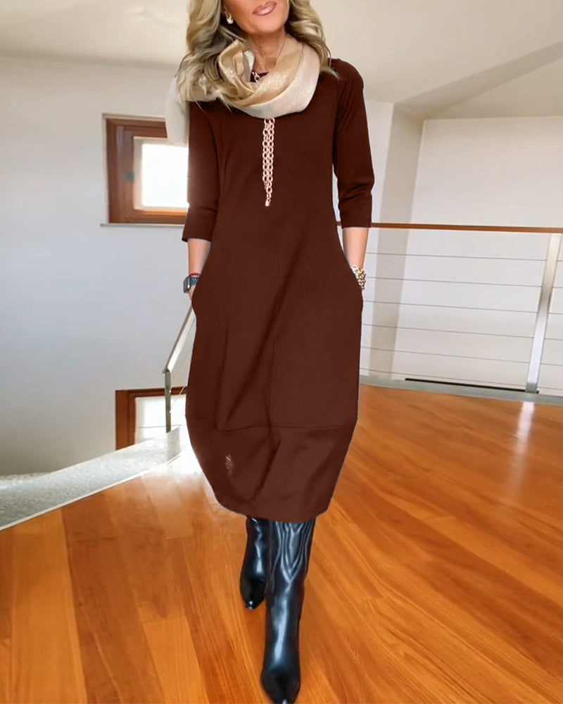 Inès - Robe Élégante et Confortable