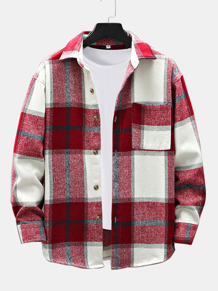 Laurent™ - Chemise overshirt en flanelle avec poche