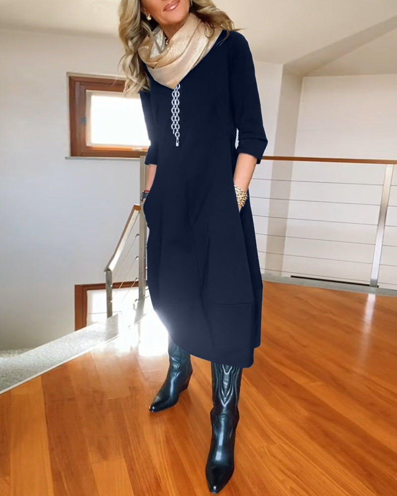 Inès - Robe Élégante et Confortable