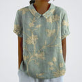 Lina | Blouse en lin floral