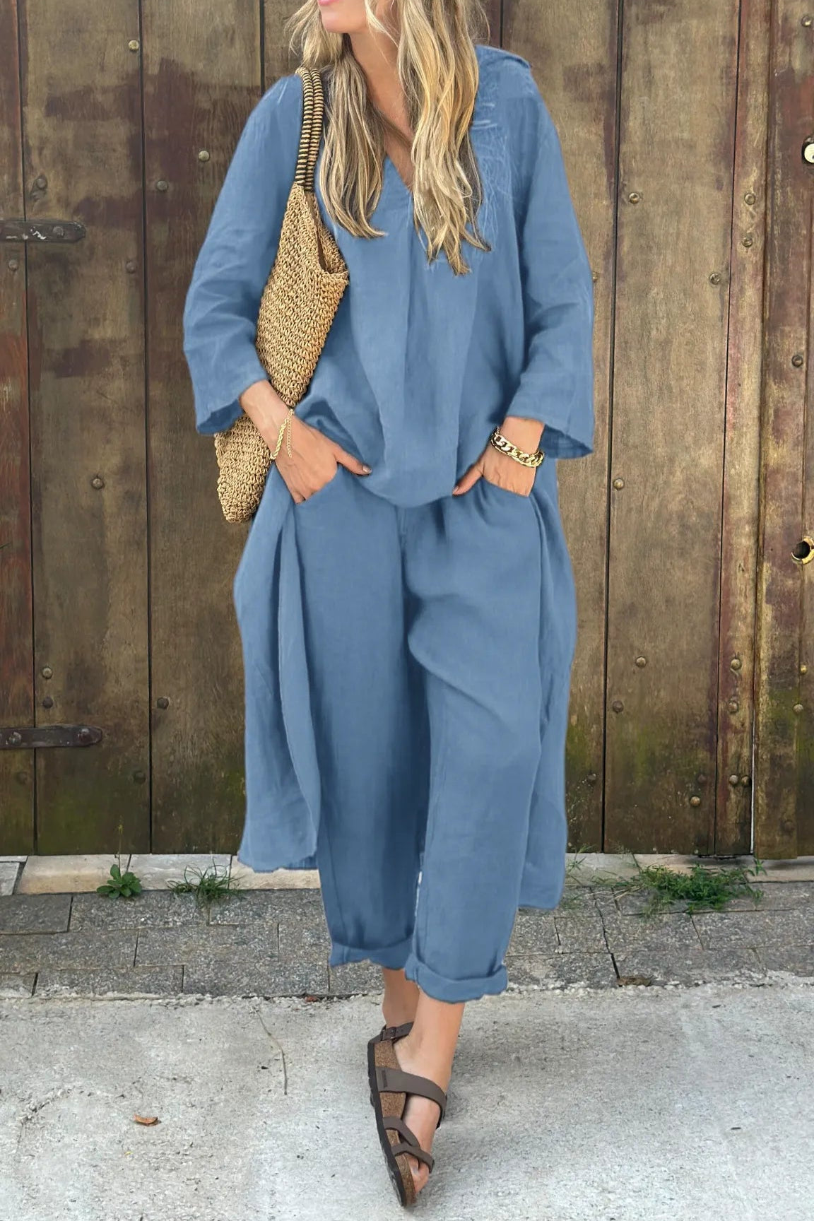 ELENA™ | Ensemble Chic en Deux Pièces avec Élégance Sans Effort et Style Polyvalent