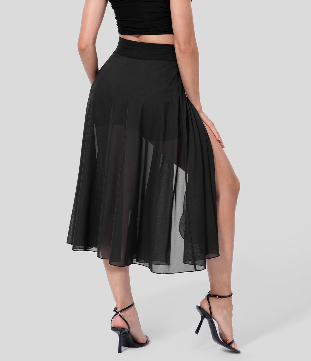Livan - Jupe 2-en-1 taille haute
