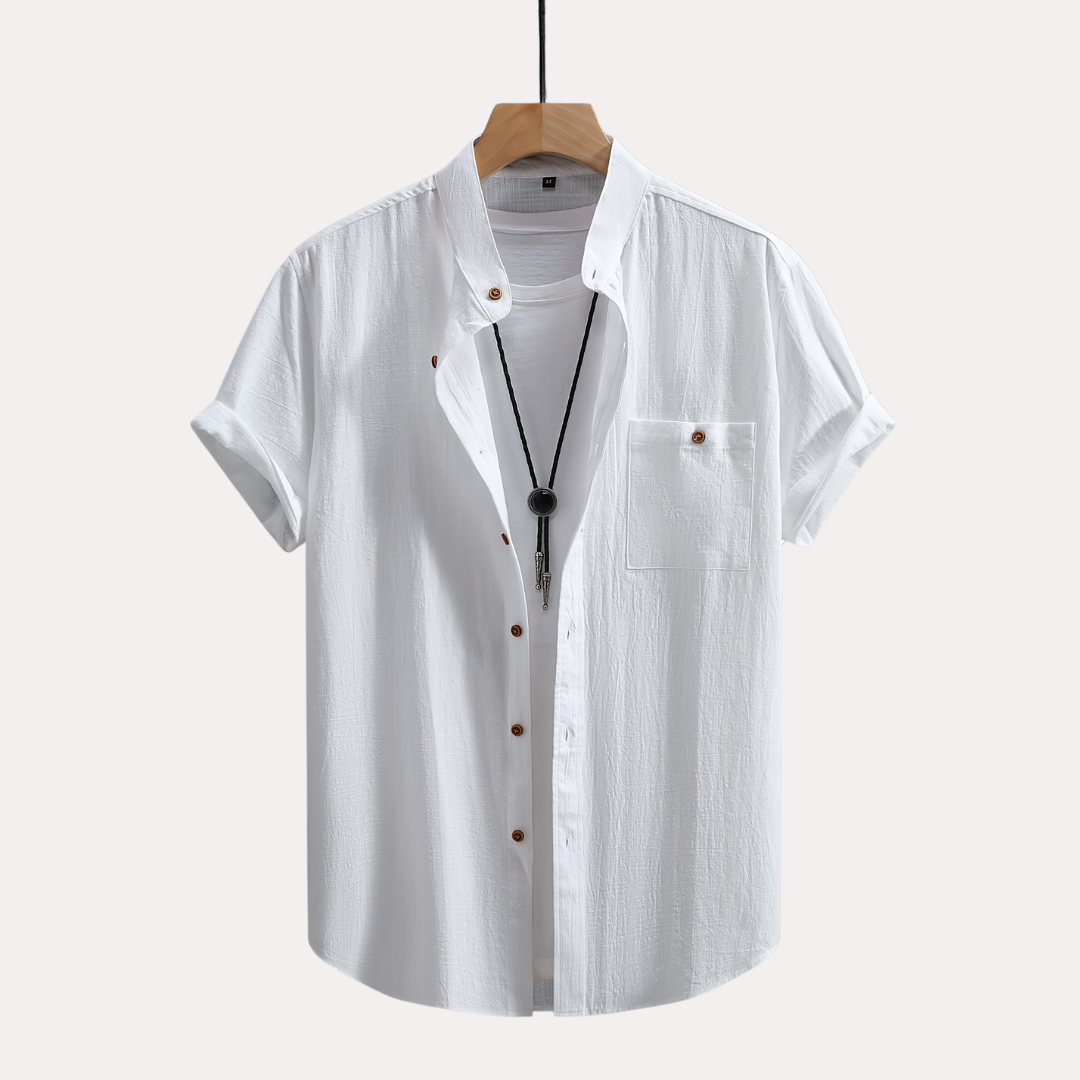 Laurent™ | Chemise Col Ouvert Moderne