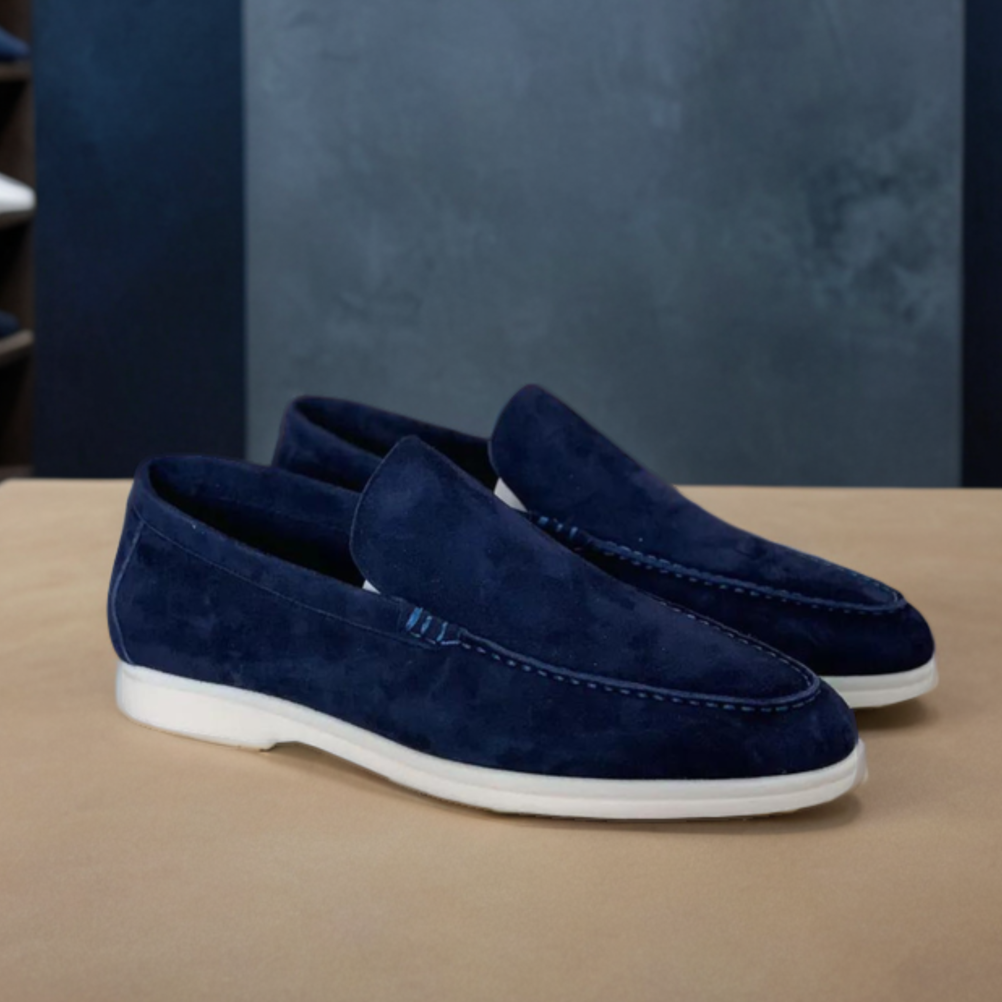 Léon™ – Loafers en suède pour hommes