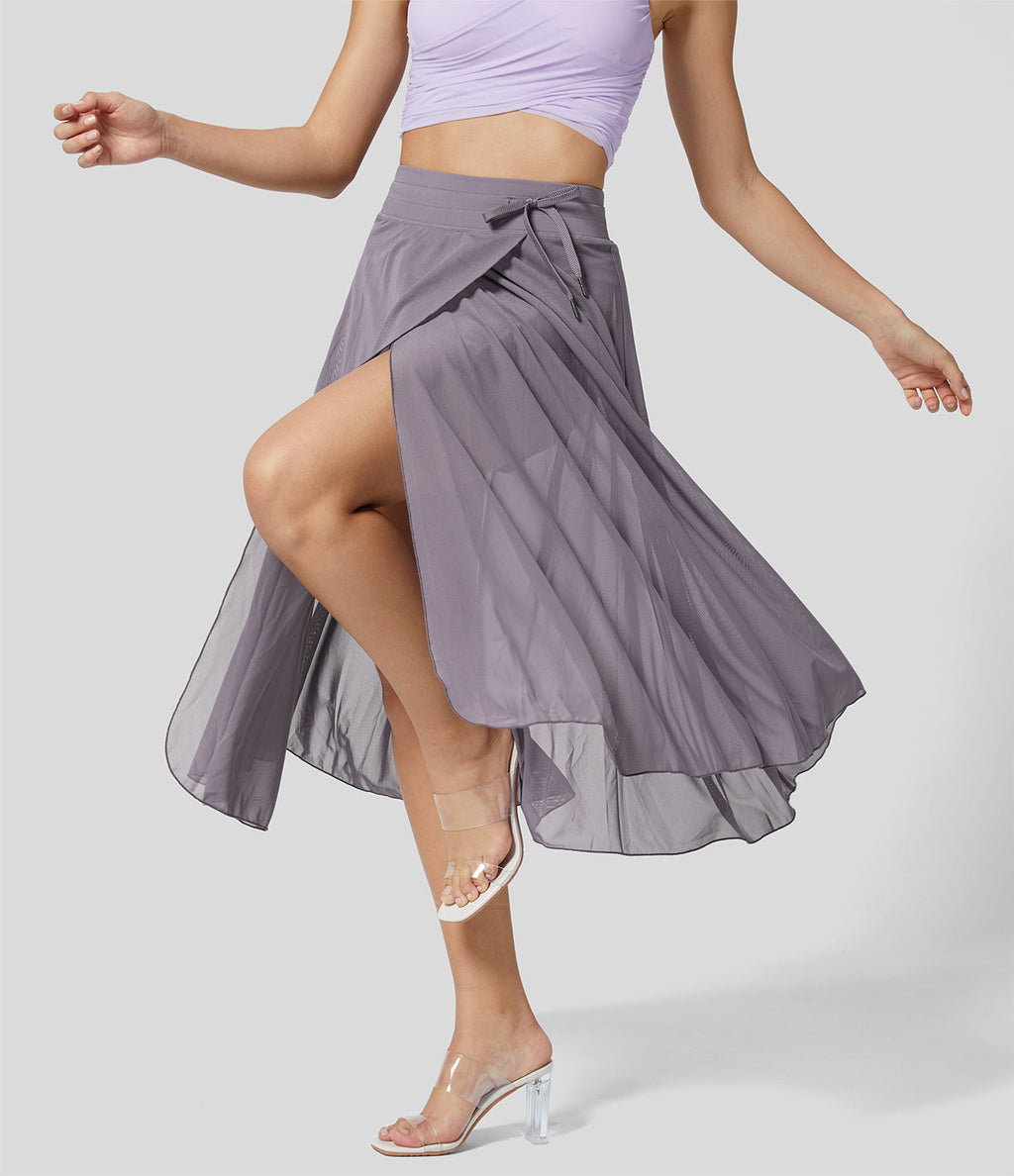 Livan - Jupe 2-en-1 taille haute