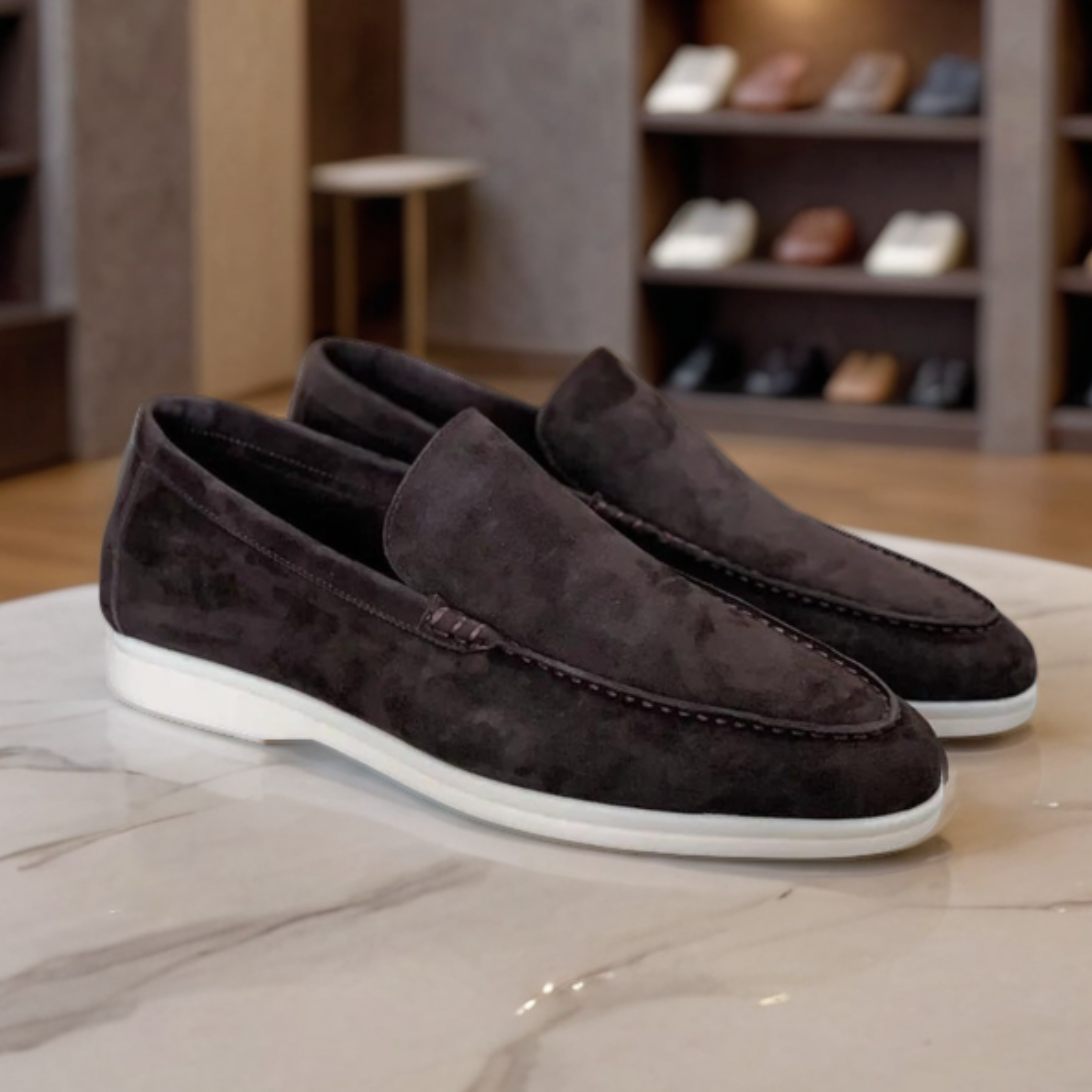 Léon™ – Loafers en suède pour hommes