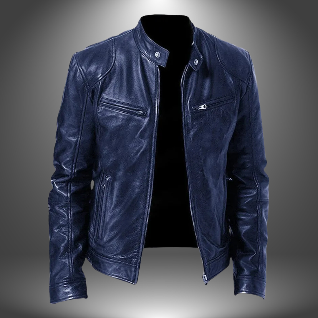 James | Veste en Cuir Artisanale pour Homme
