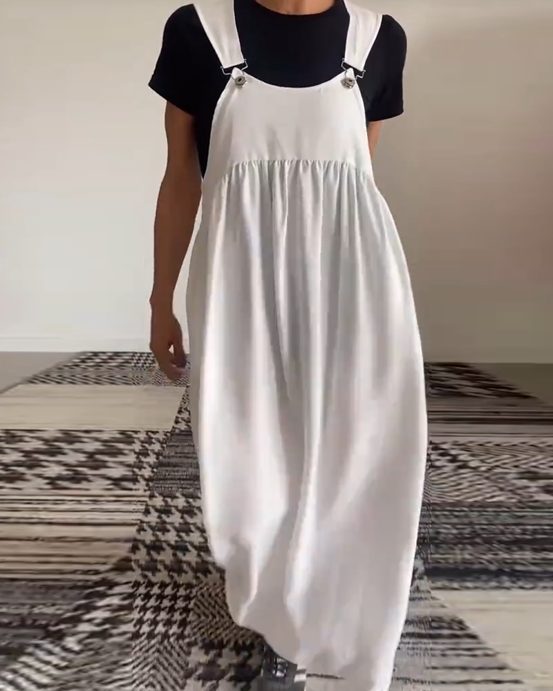 Sophie - Robe décontractée unie et fluide