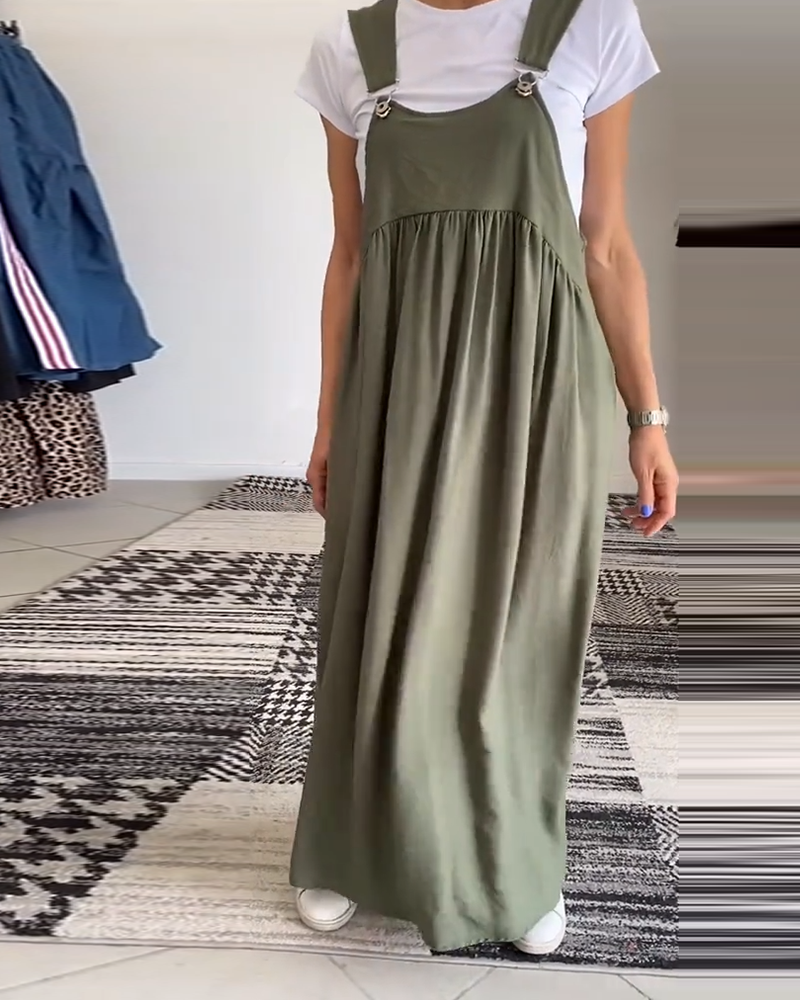Sophie - Robe décontractée unie et fluide
