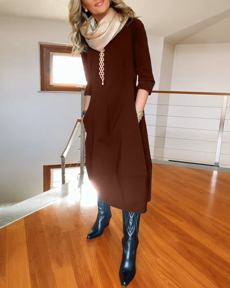 Inès - Robe Élégante et Confortable