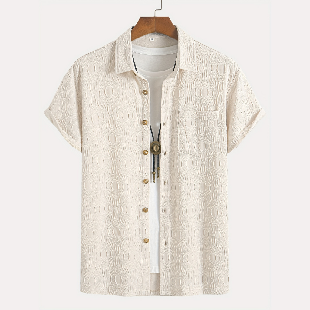Laurent™ | Chemise Beige Structurée