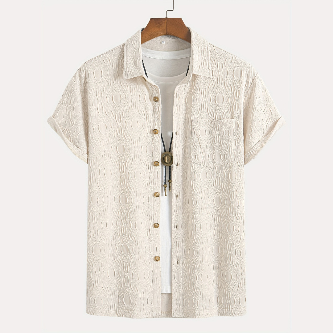 Laurent™ | Chemise Beige Structurée