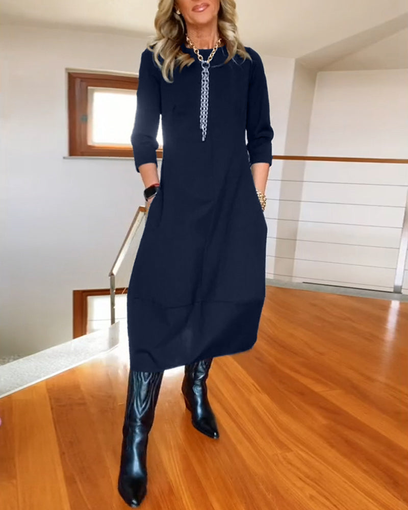 Inès - Robe Élégante et Confortable