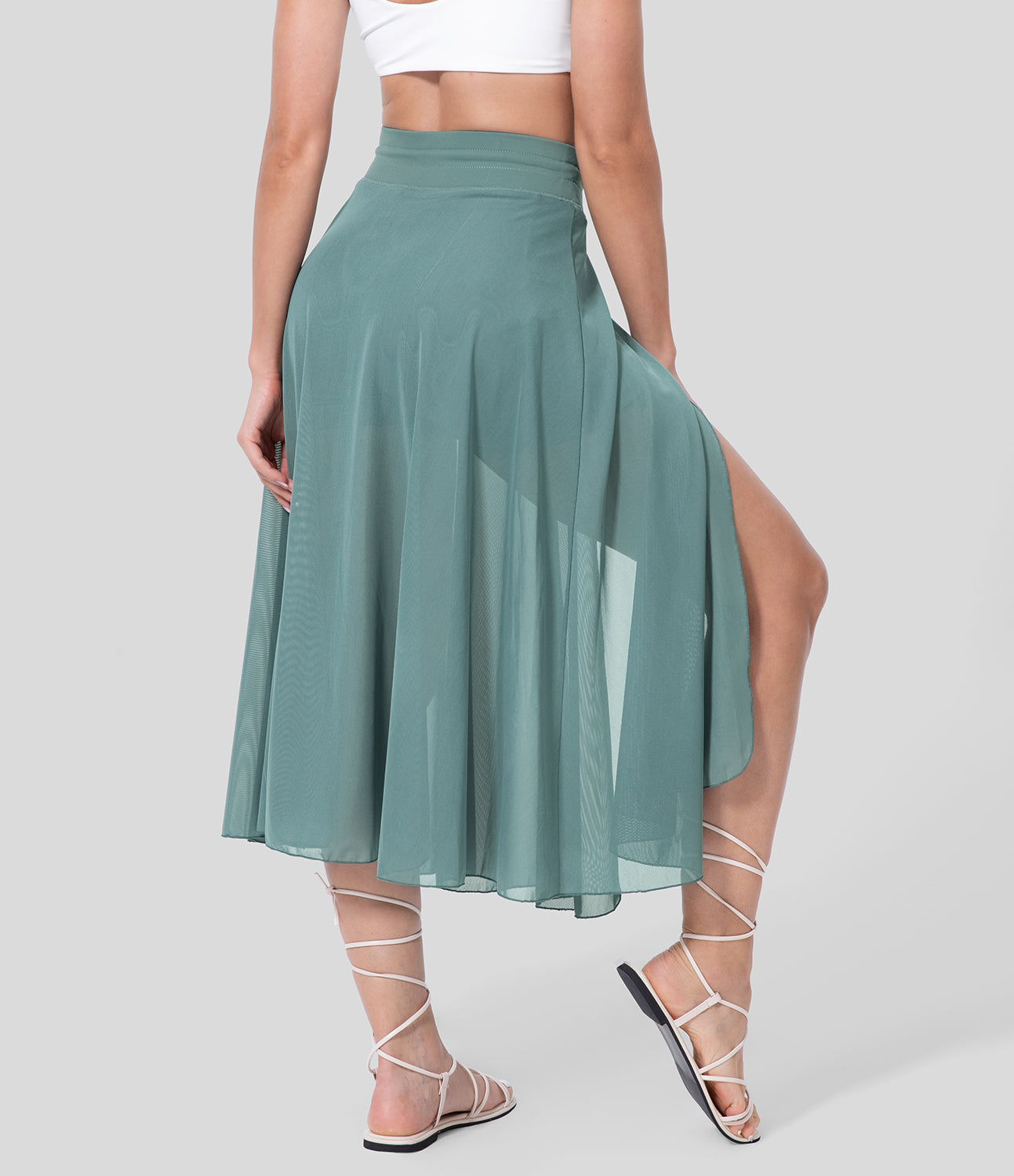 Livan - Jupe 2-en-1 taille haute