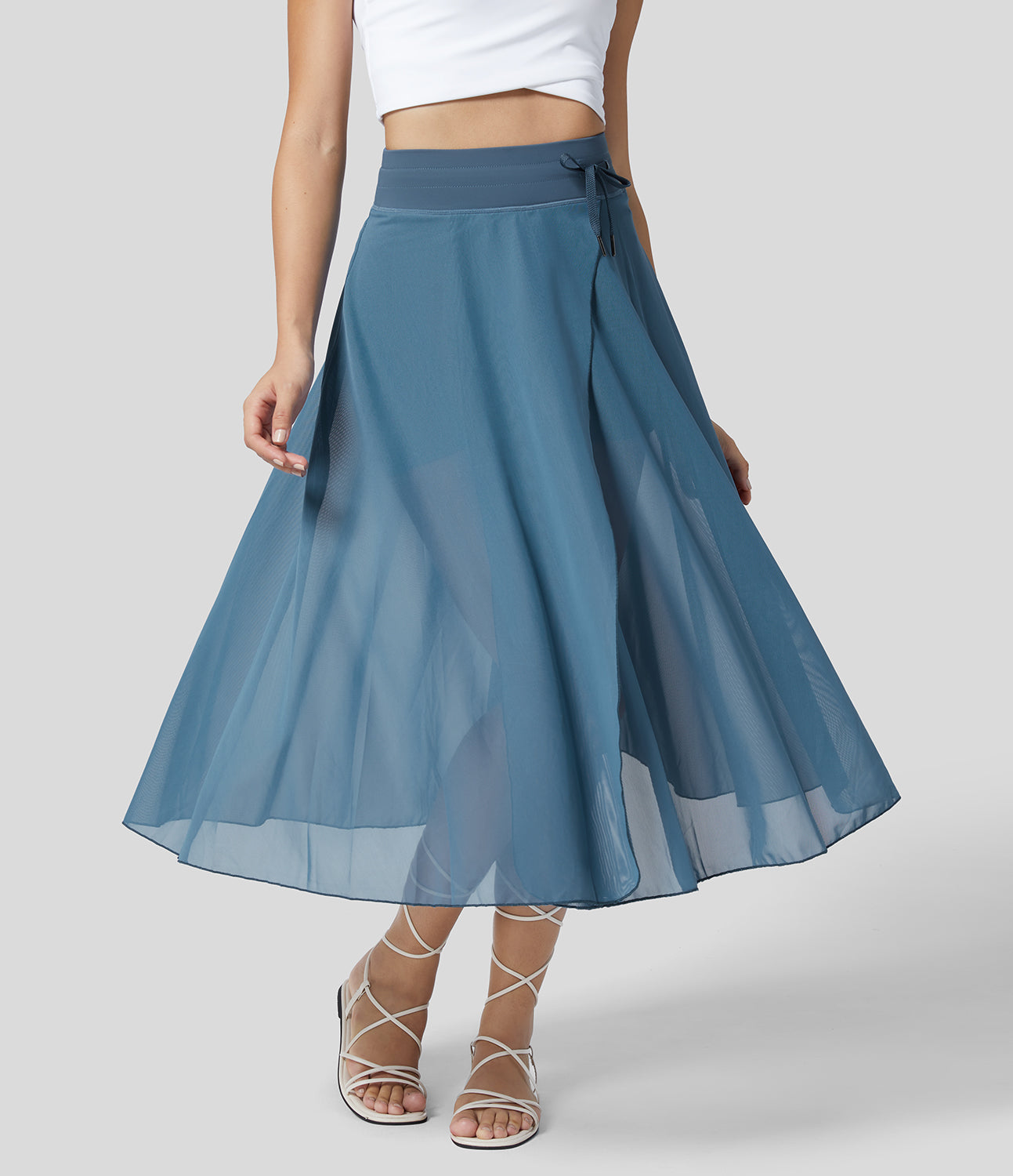 Livan - Jupe 2-en-1 taille haute