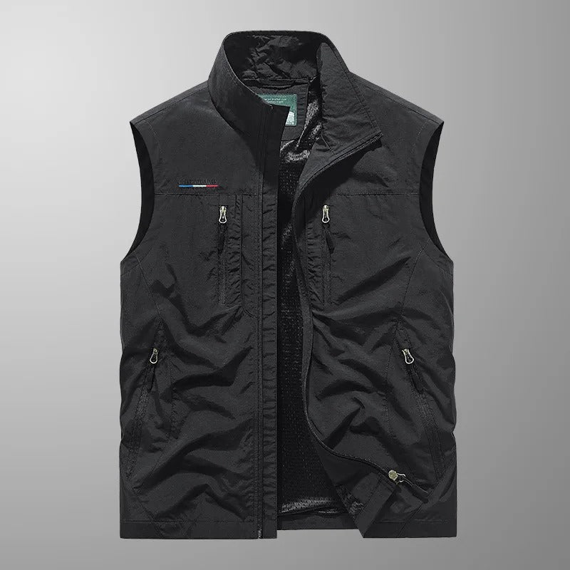 Hermann™ – Gilet cargo respirant avec plusieurs poches