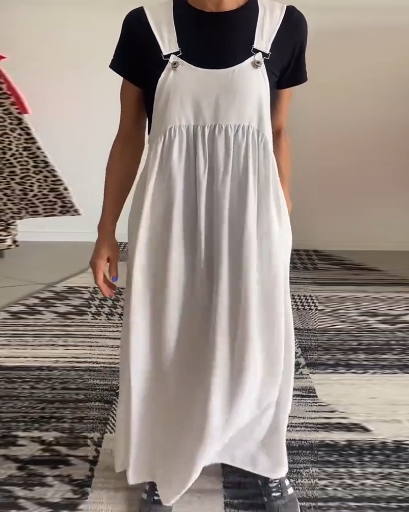 Sophie - Robe décontractée unie et fluide