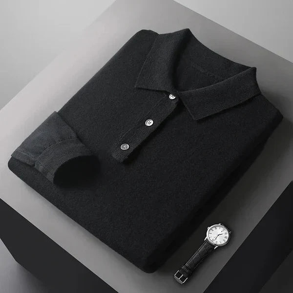 Laurent™ | Polo 100% Cachemire