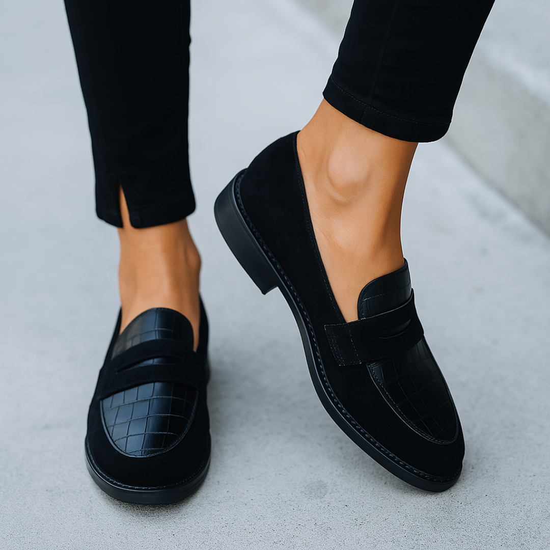 Léa™ – Mocassins Élégants en Cuir