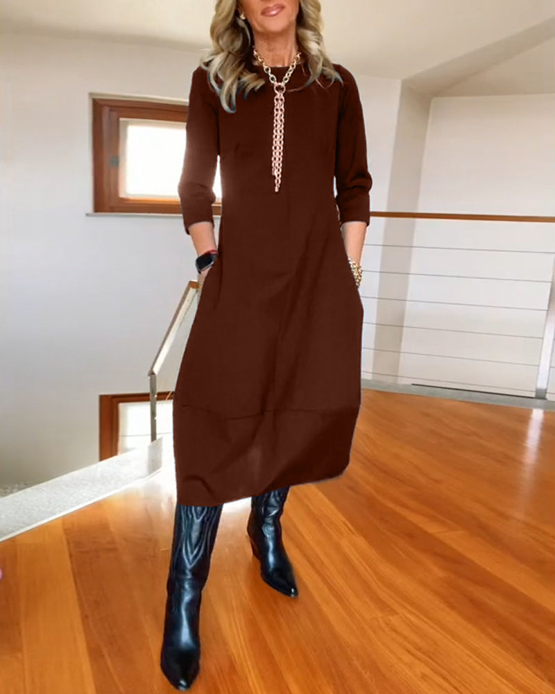 Inès - Robe Élégante et Confortable