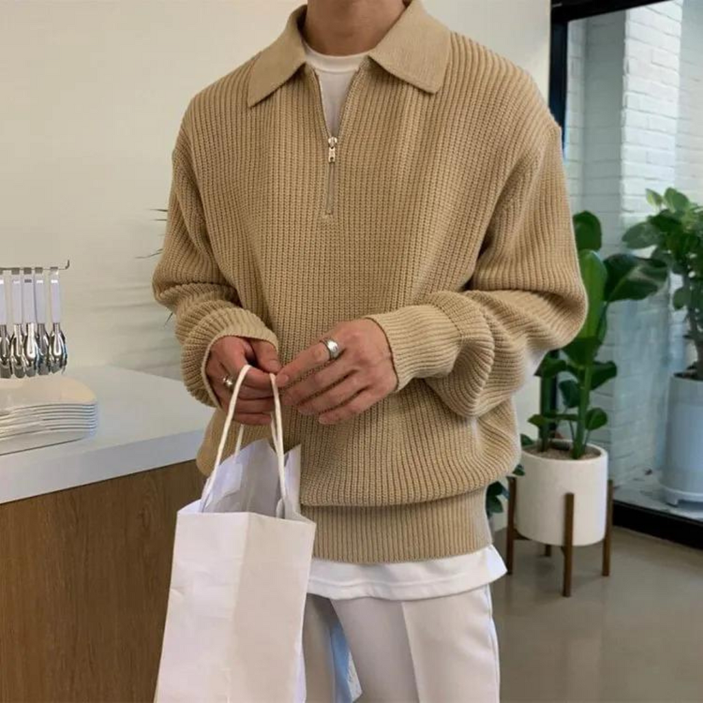 Laurent™ | Pull demi-zippé Julius