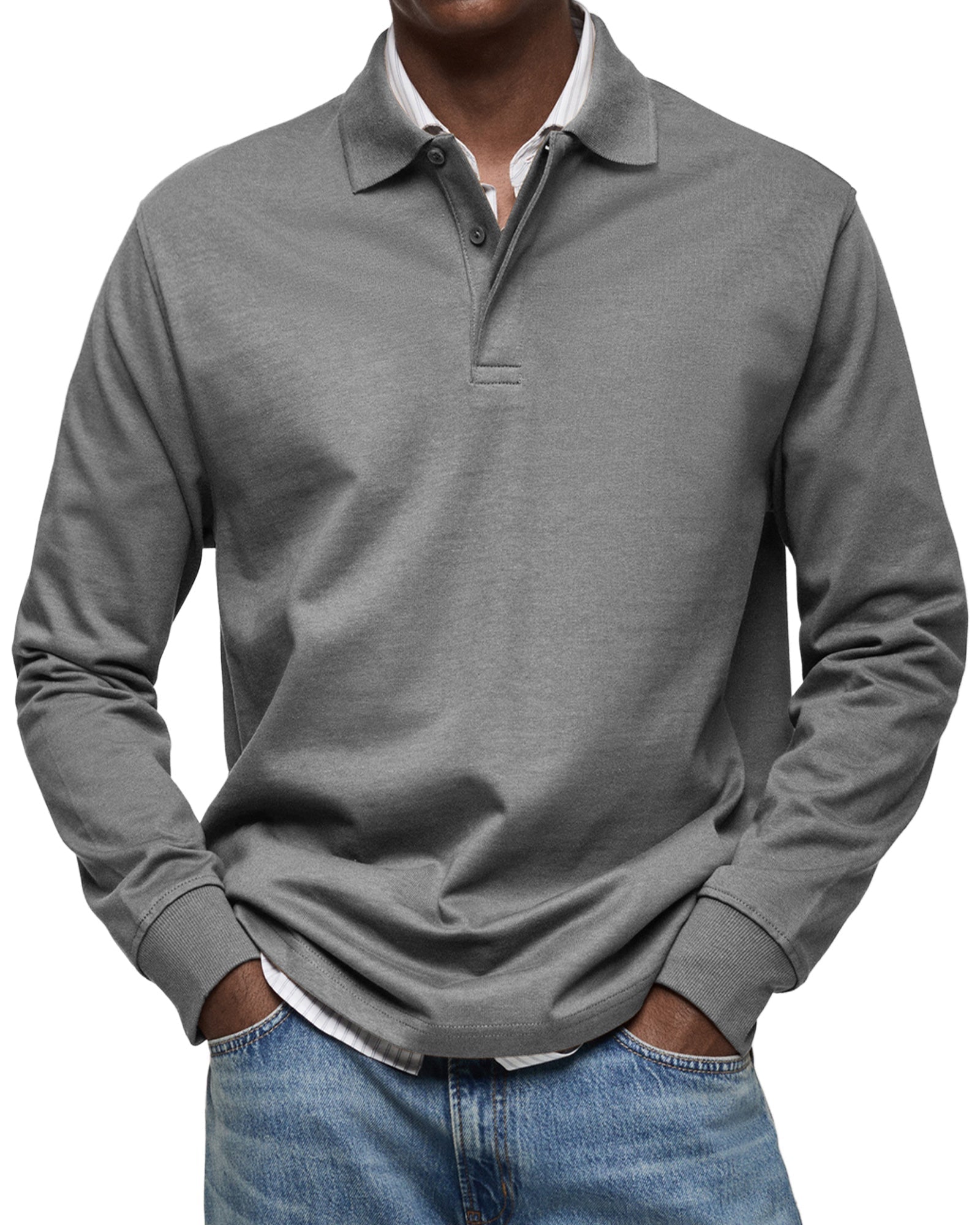 Alexandre™ | Polo Manches Longues Casual