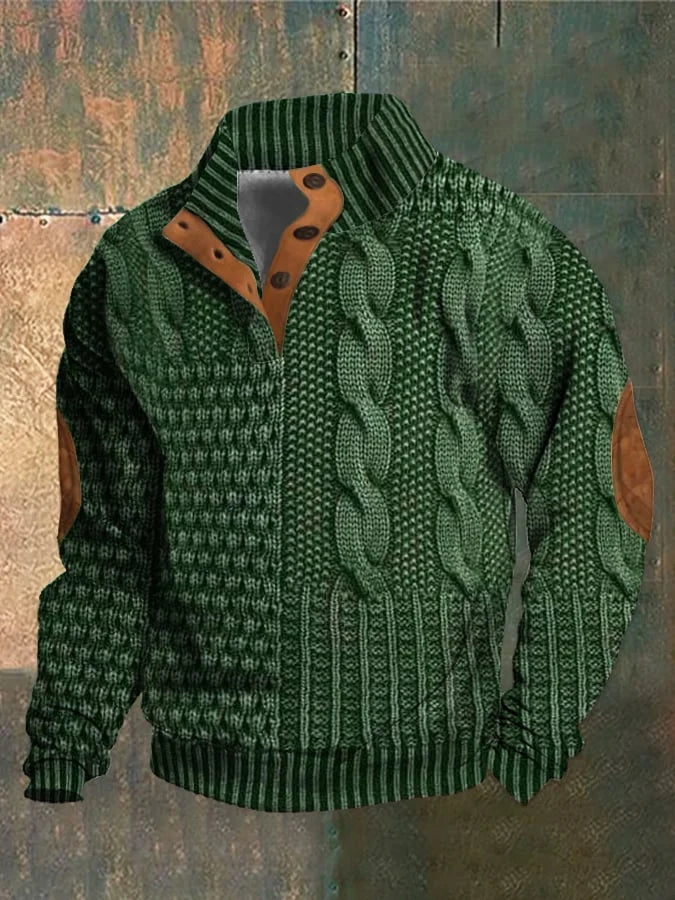 Grayson - Turtleneck Sweater with Button Detail
