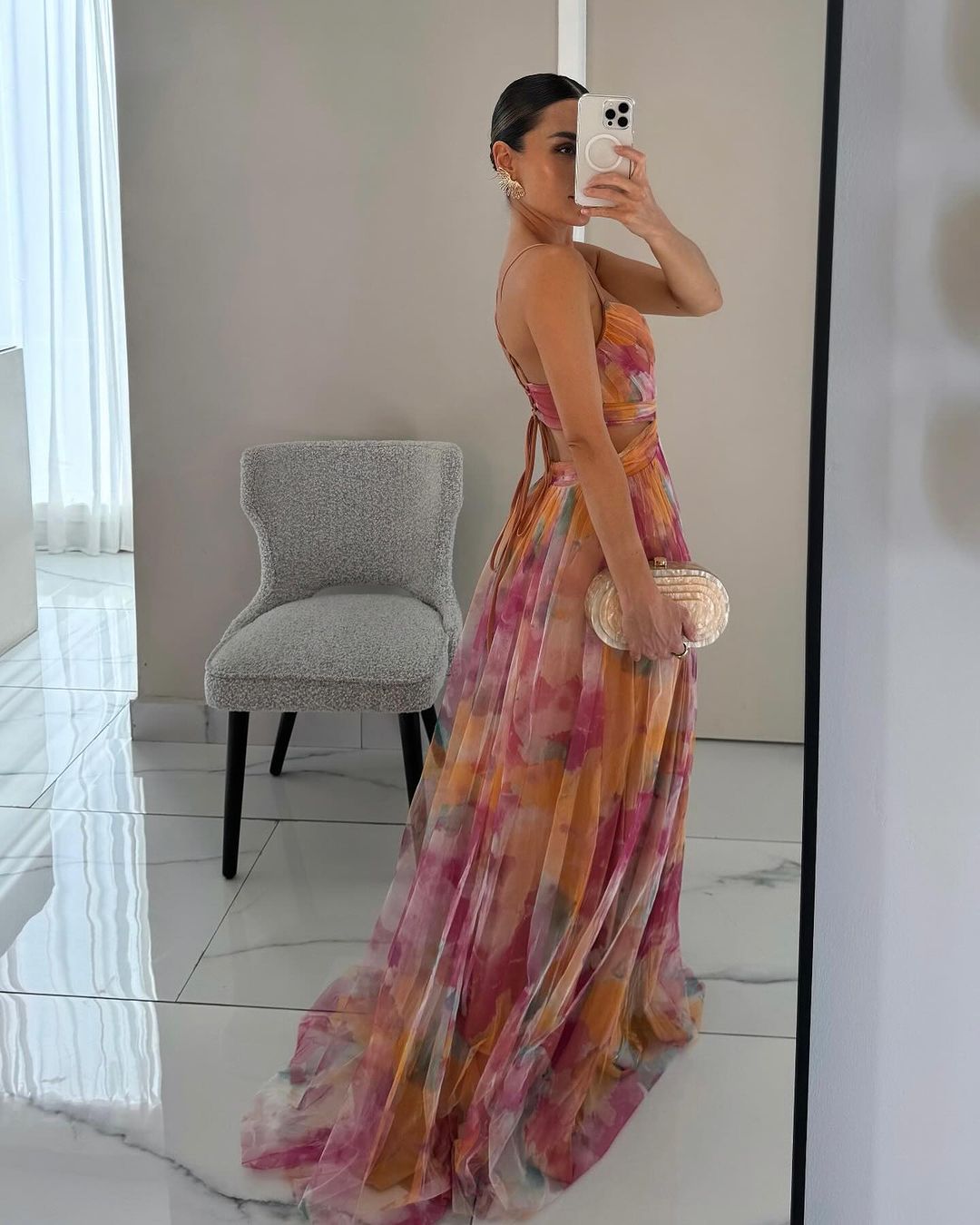 Giselle - Maxi-robe Incantevole avec Imprimé Floral