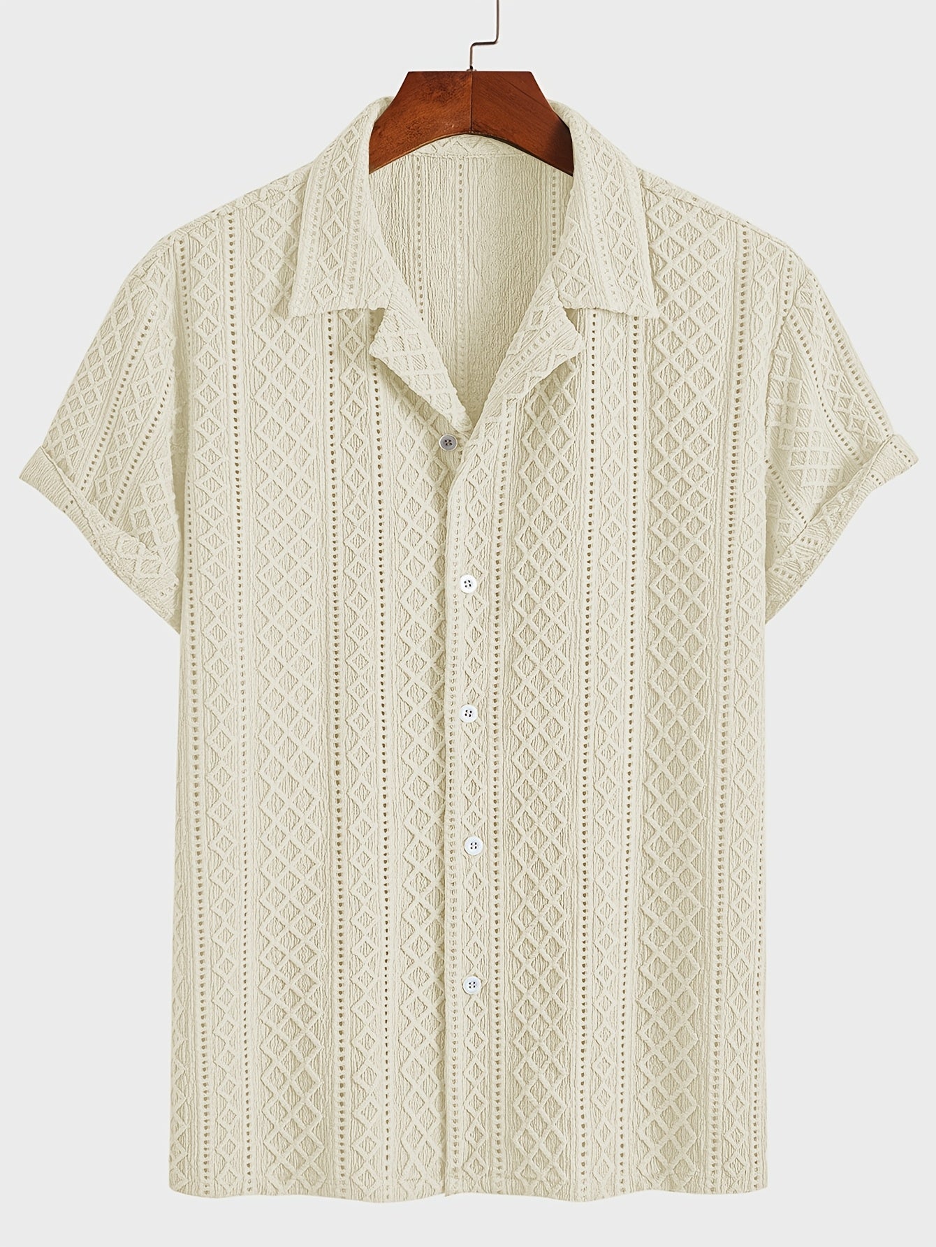 Laurent™ | Chemise Motif Relief Bohème