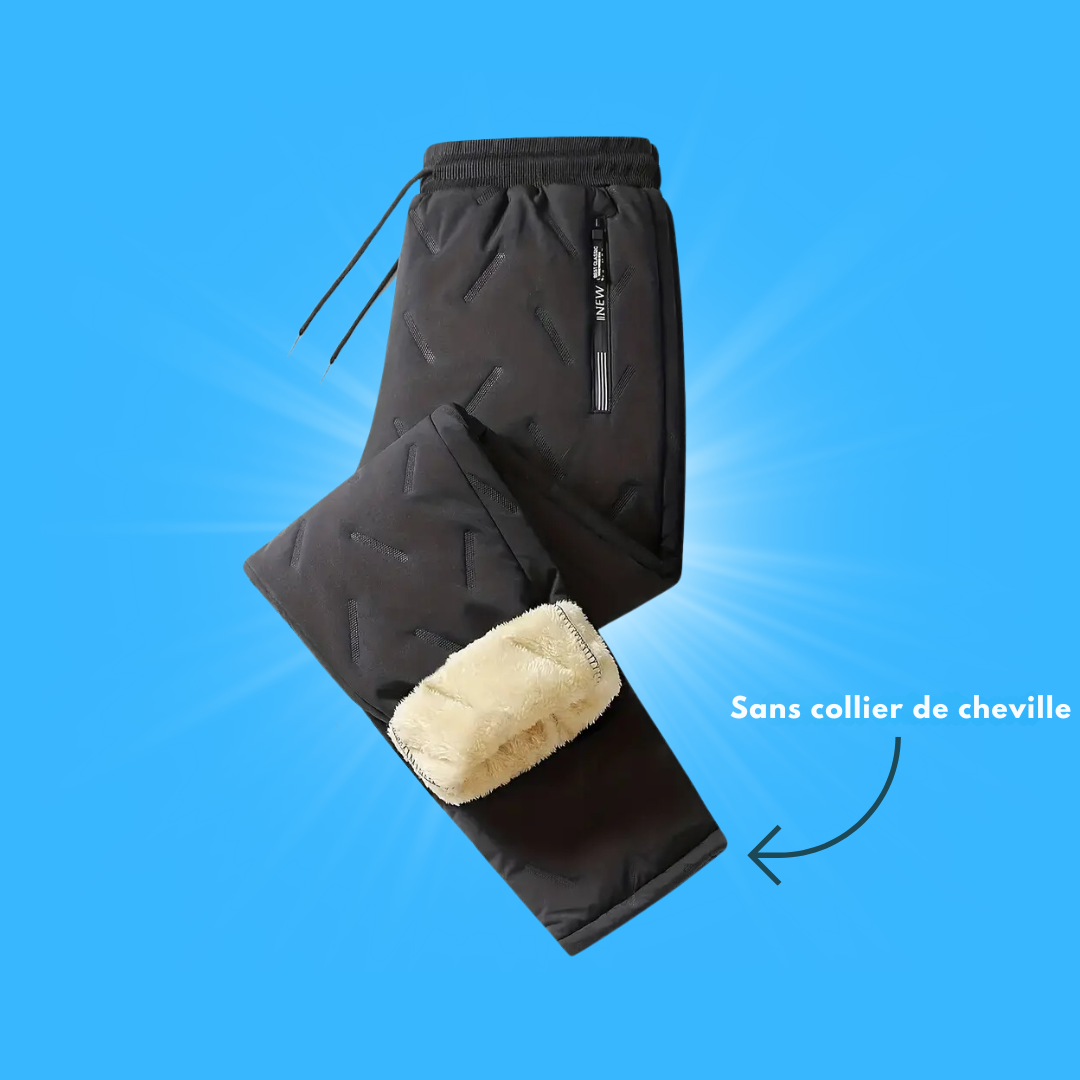 Alexis - Pantalon d'Hiver Décontracté en Polaire