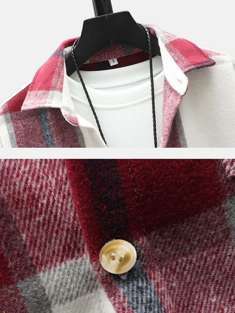 Laurent™ - Chemise overshirt en flanelle avec poche
