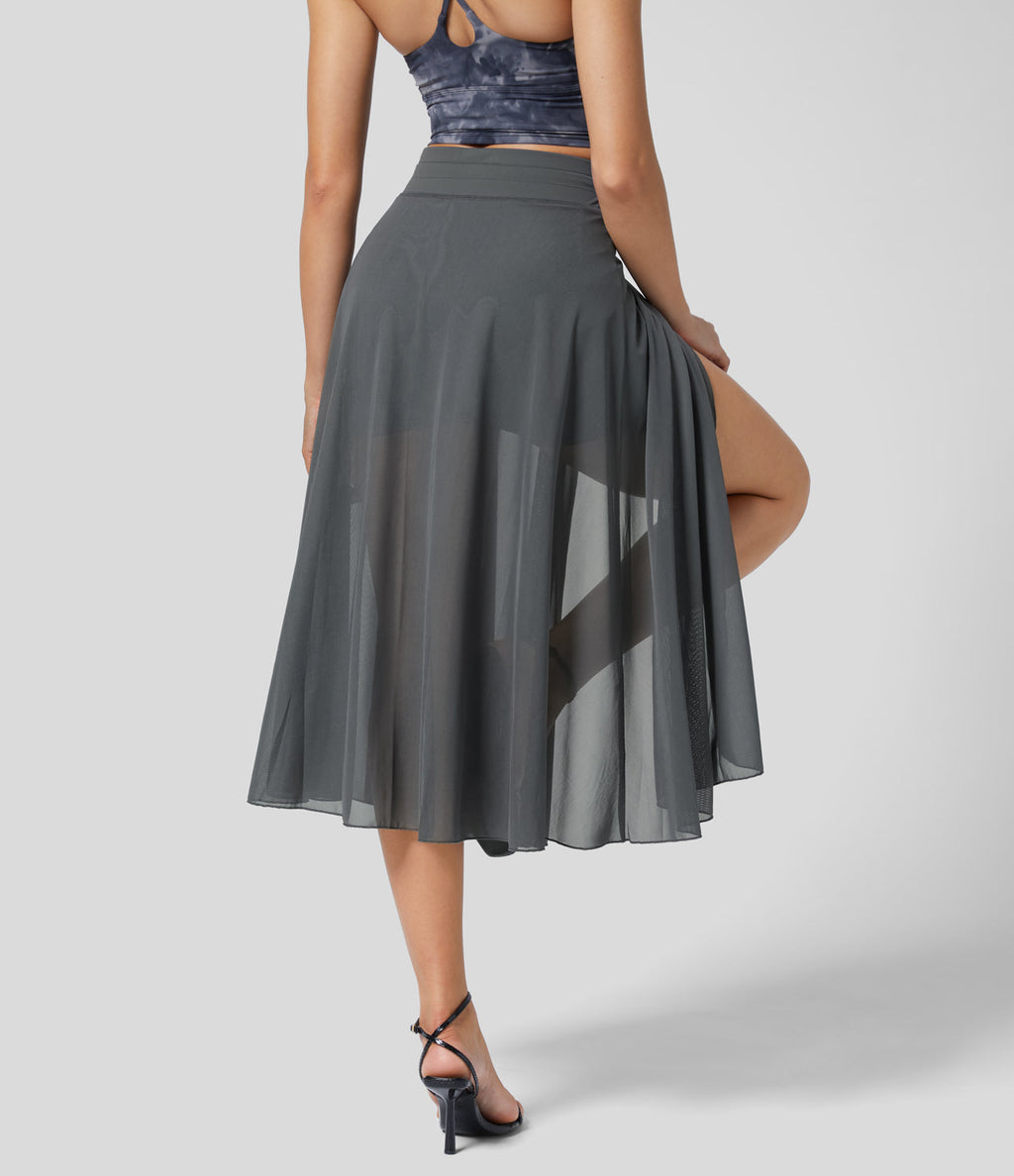 Livan - Jupe 2-en-1 taille haute