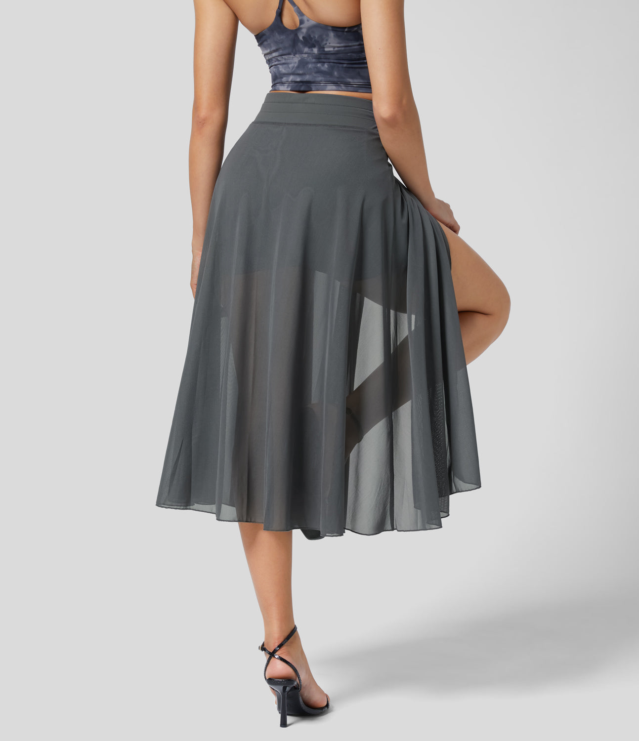 Livan - Jupe 2-en-1 taille haute
